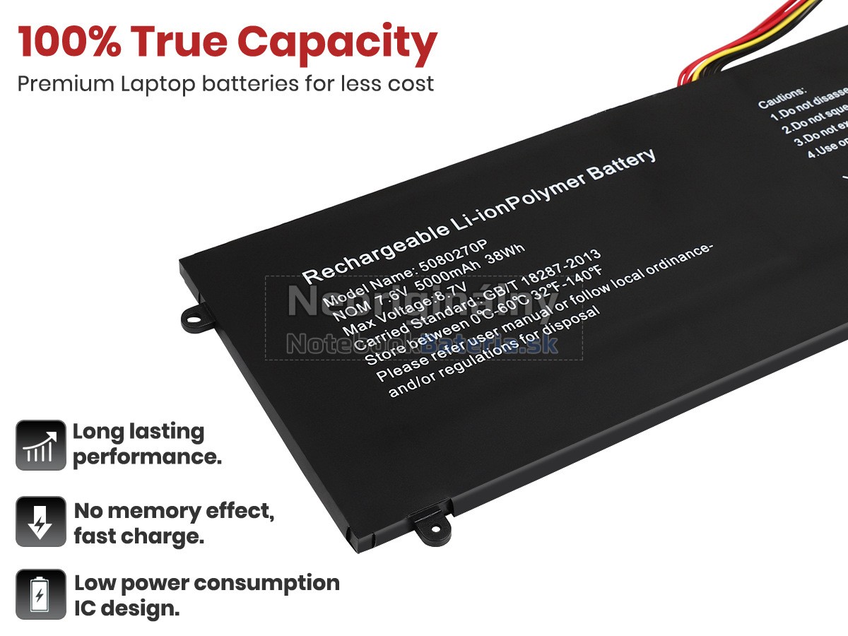 Náhradná batéria pre Jumper 5080270P