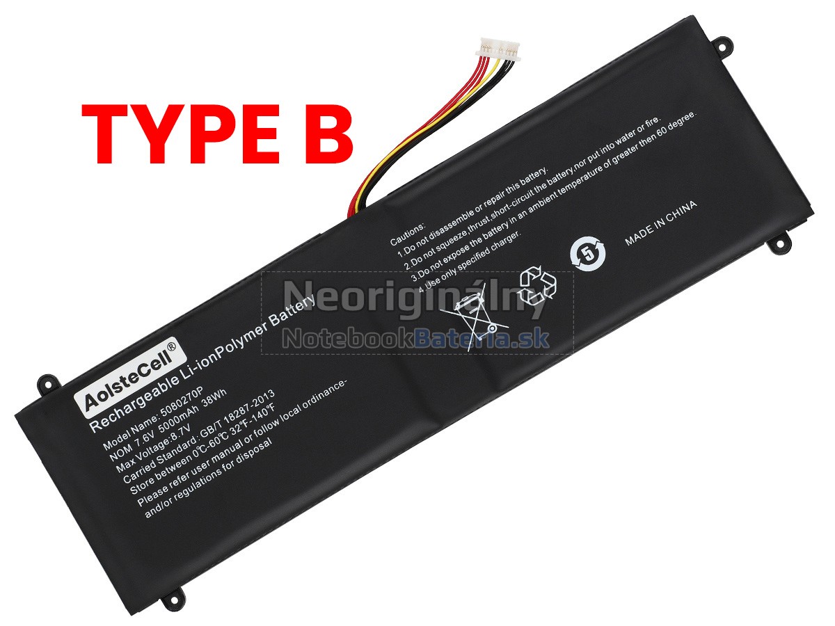 Náhradná batéria pre Jumper 5080270P