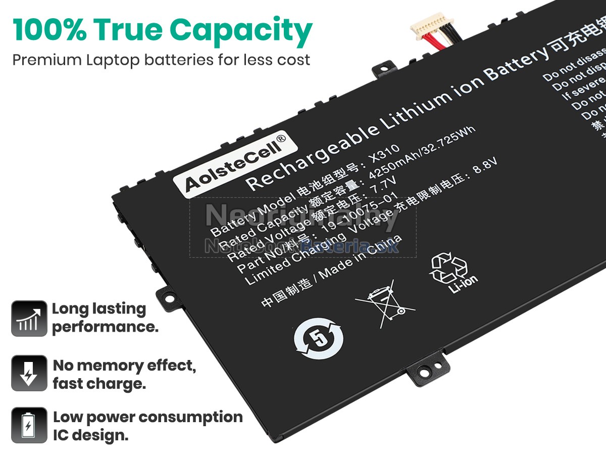 Náhradná batéria pre Jumper LARKBOOK CWI509