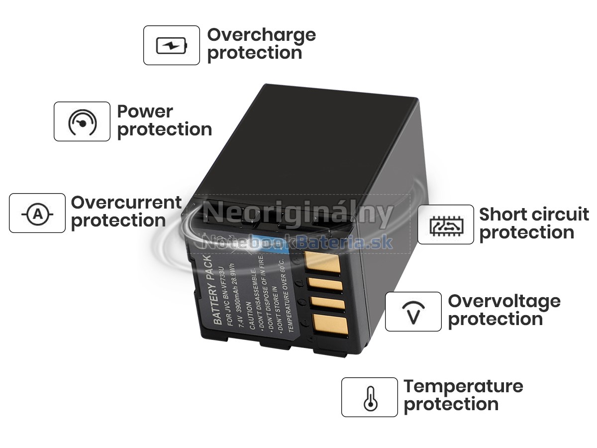 Náhradná batéria pre JVC GZ-MG70AA