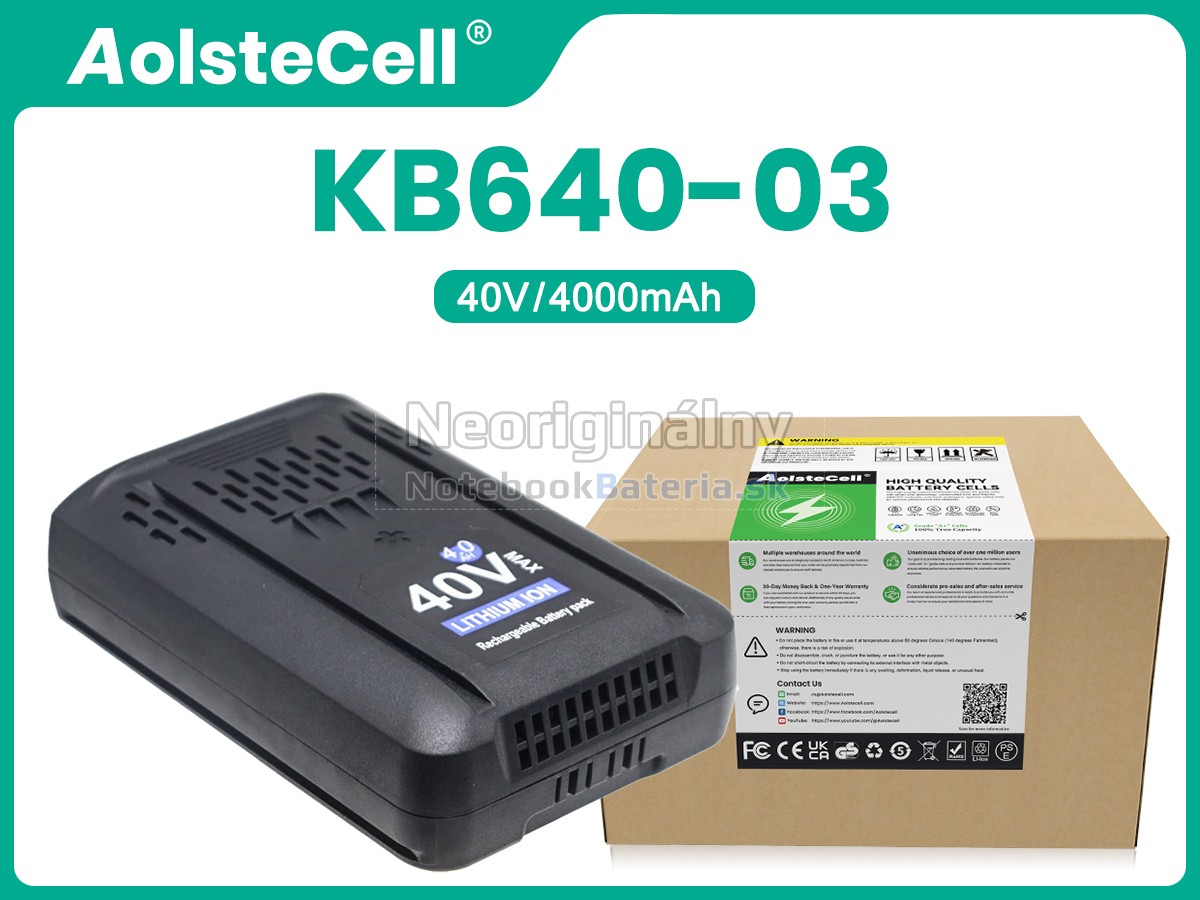 Náhradná batéria pre Kobalt KM1940-07