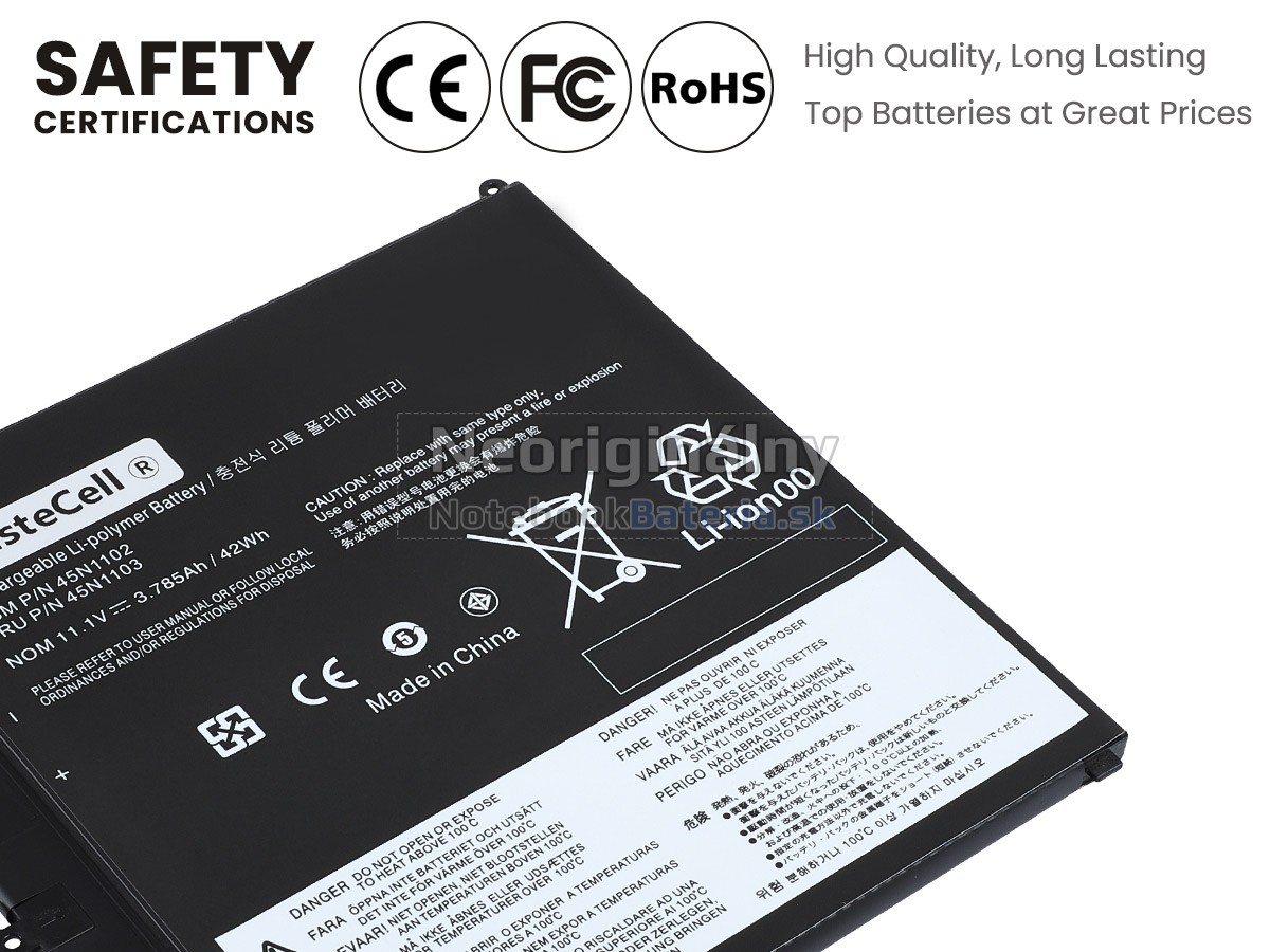 Náhradná batéria pre Lenovo ThinkPad HELIX 3698-6RU