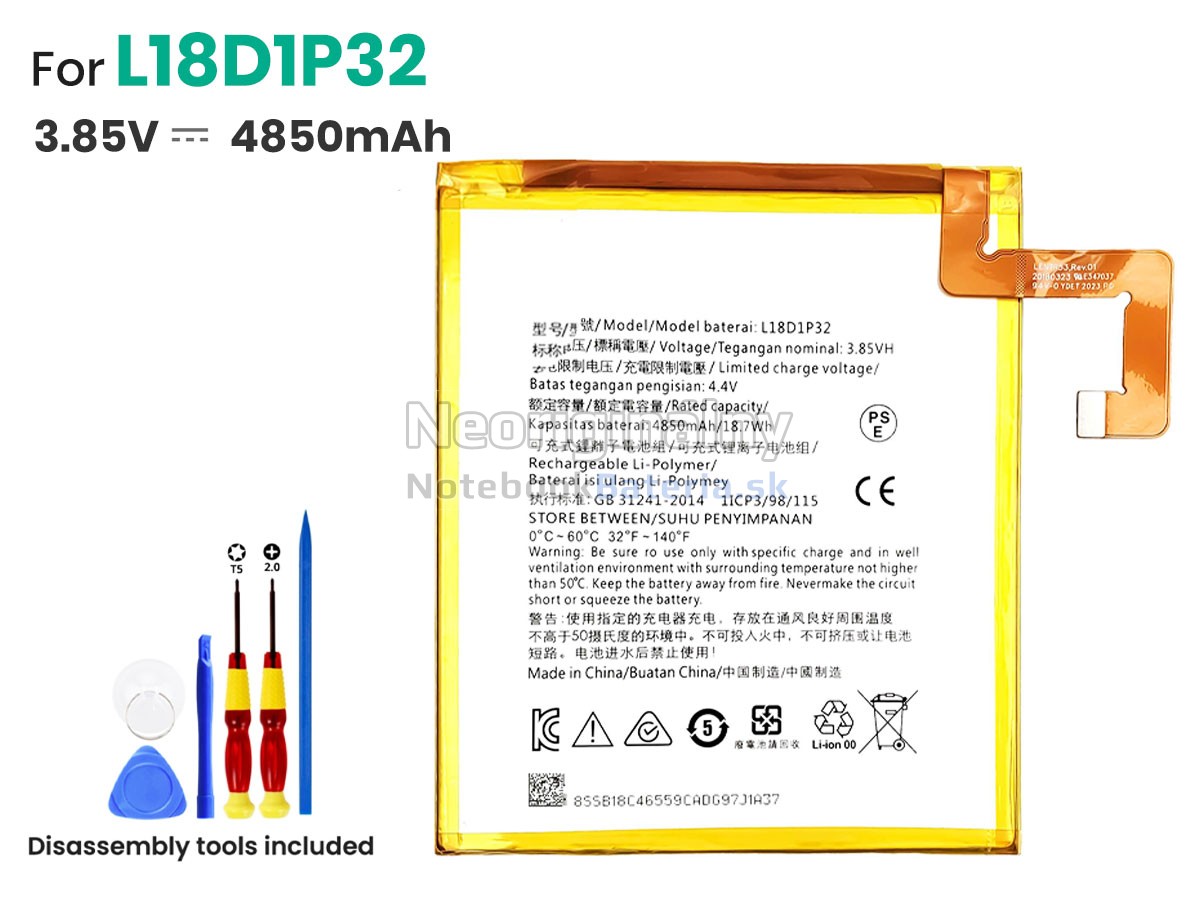 Náhradná batéria pre Lenovo L18D1P32