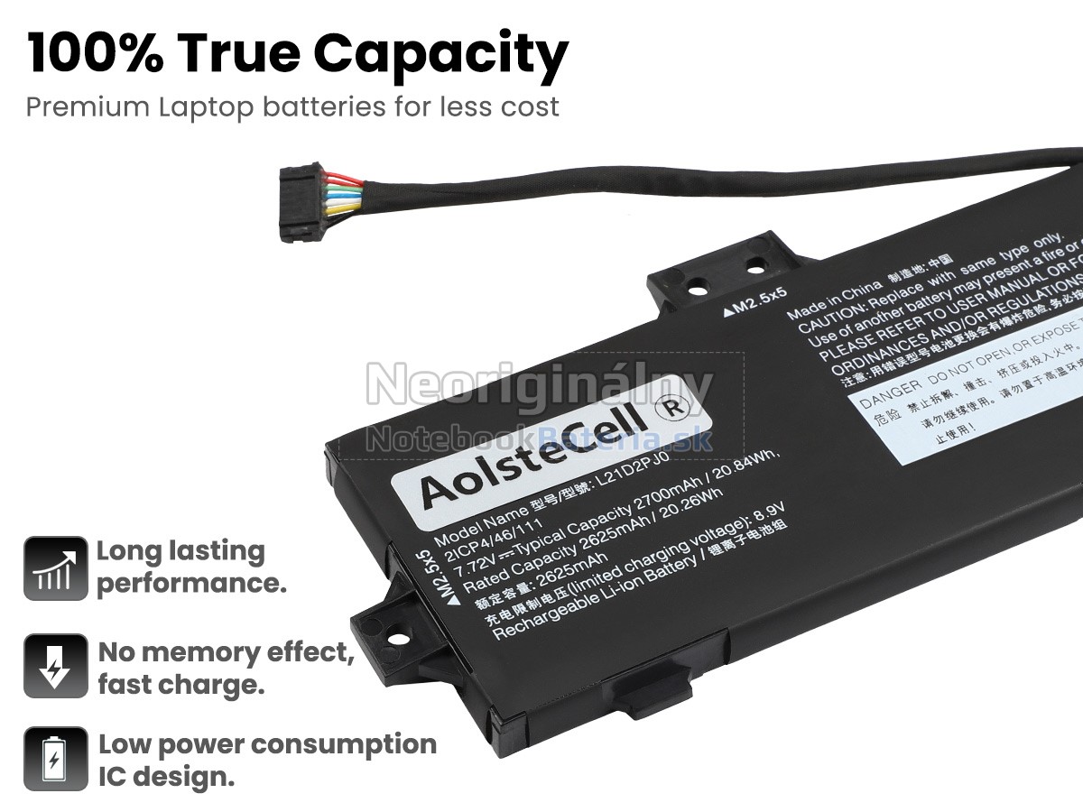 Náhradná batéria pre Lenovo SB11B48820