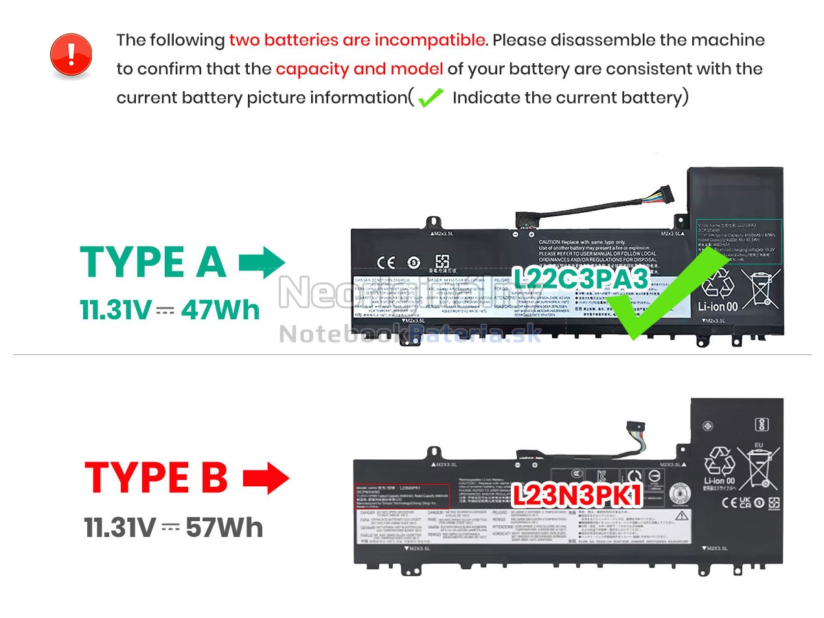 Náhradná batéria pre Lenovo IdeaPad SLIM 5 14IMH9-83DA0097PS