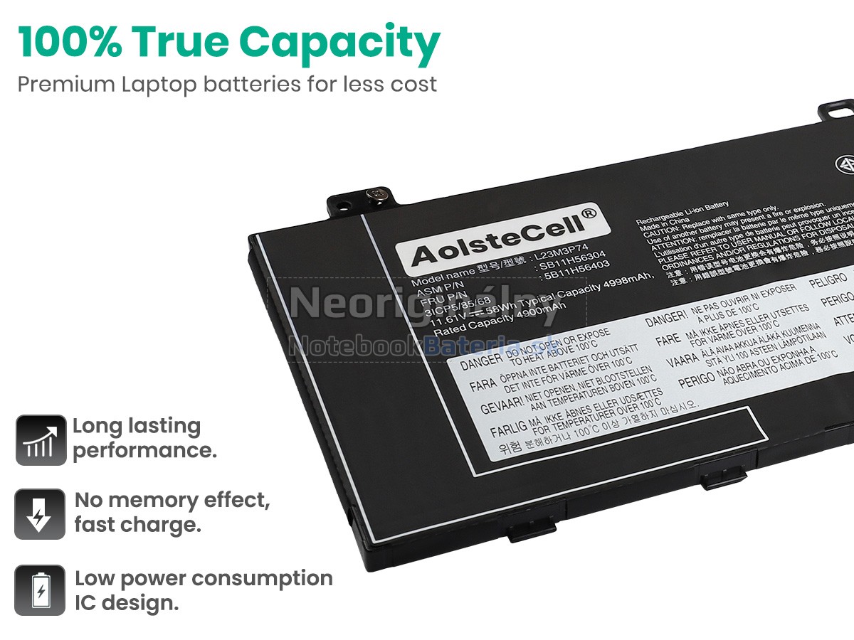 Náhradná batéria pre Lenovo 5B11H56403