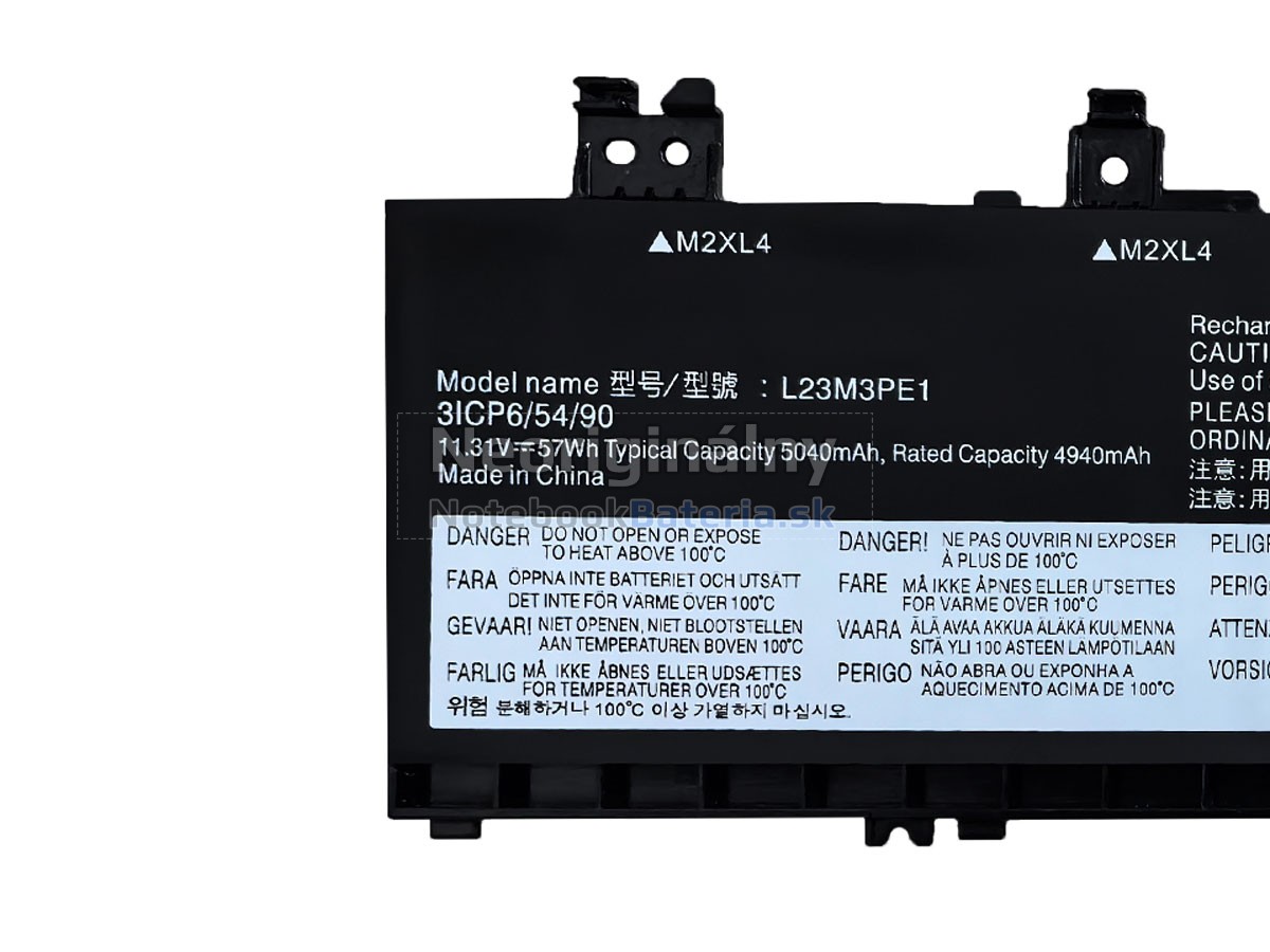 Náhradná batéria pre Lenovo 5B11M74076