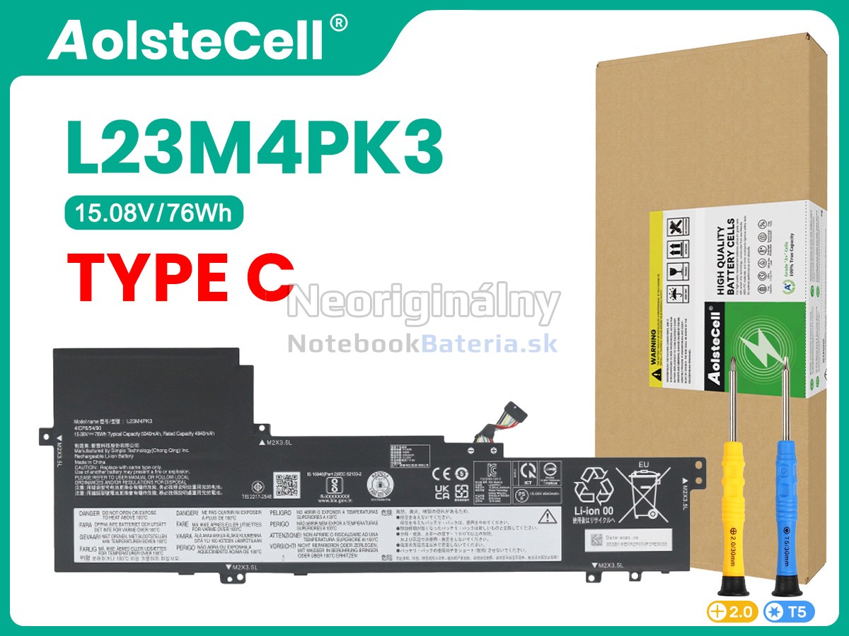 Náhradná batéria pre Lenovo IdeaPad SLIM 5 16AHP9-83DD001DHV