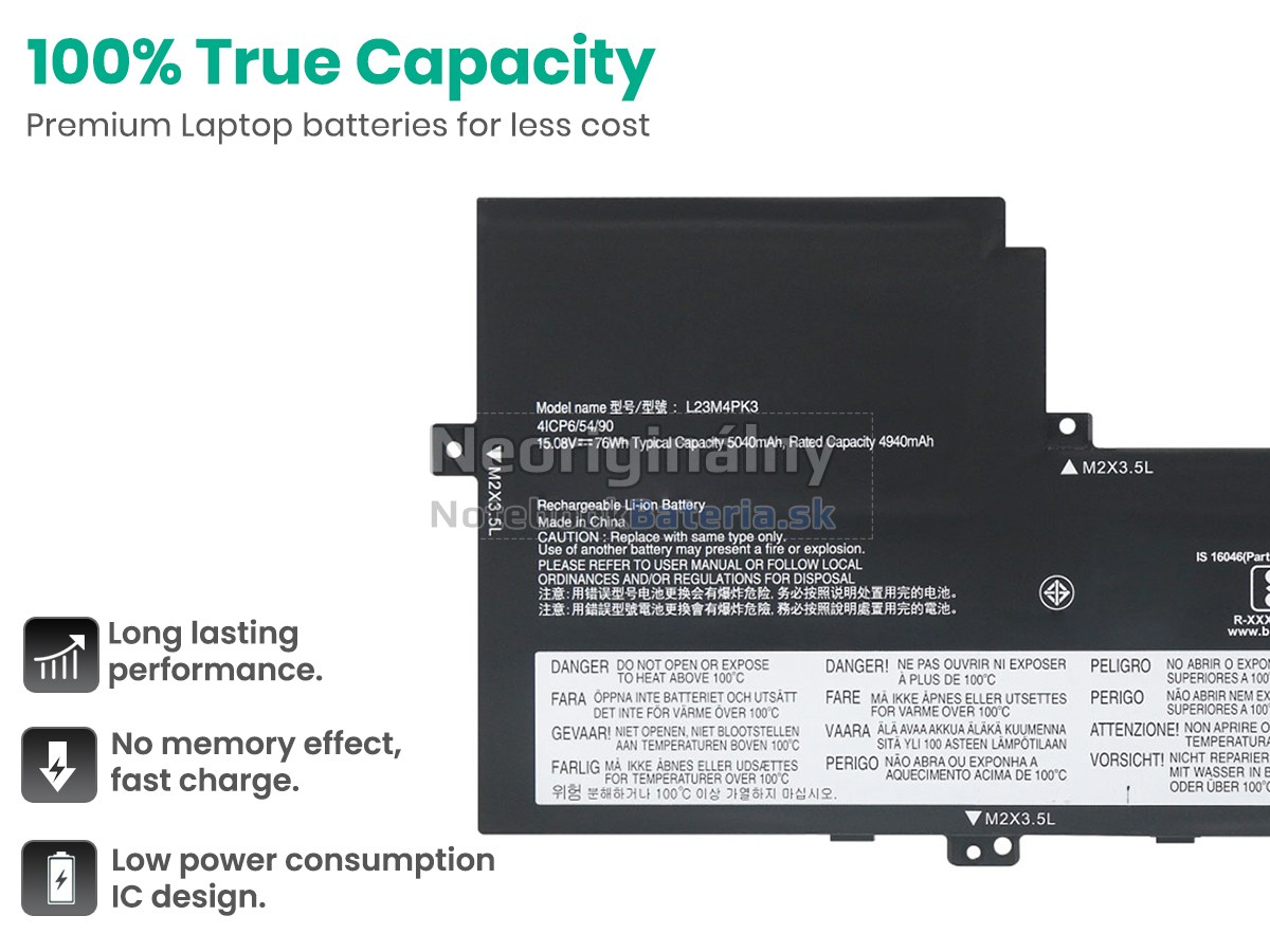 Náhradná batéria pre Lenovo IdeaPad SLIM 5 16AHP9-83DD001DHV