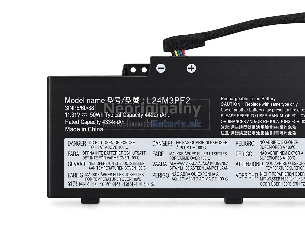 Náhradná batéria pre Lenovo L24B3PF2