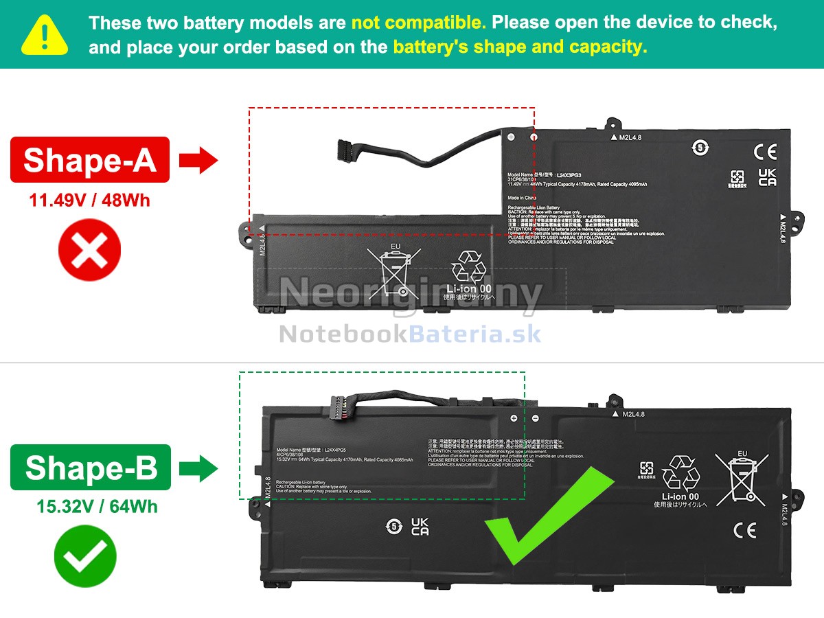 Náhradná batéria pre Lenovo ThinkPad E16 GEN 3-22AY005ATA