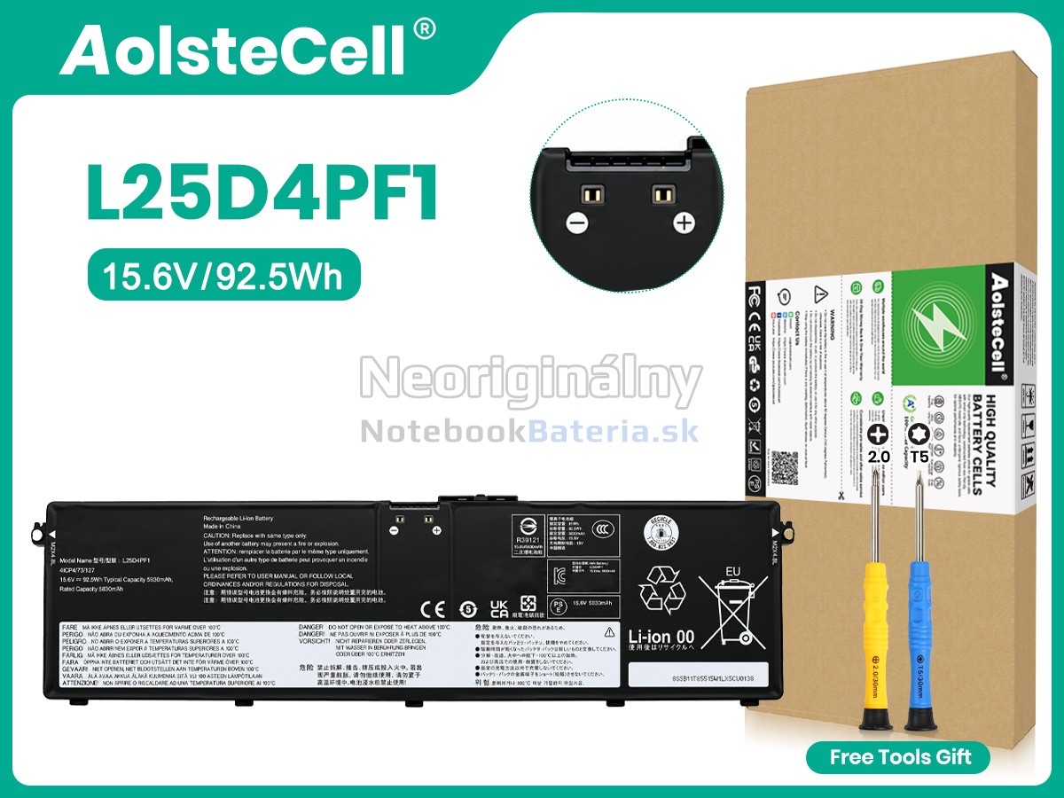 Náhradná batéria pre Lenovo L25X4PF1
