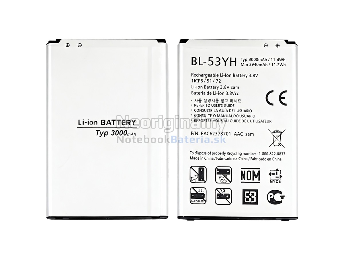 Náhradná batéria pre LG BL-53YH