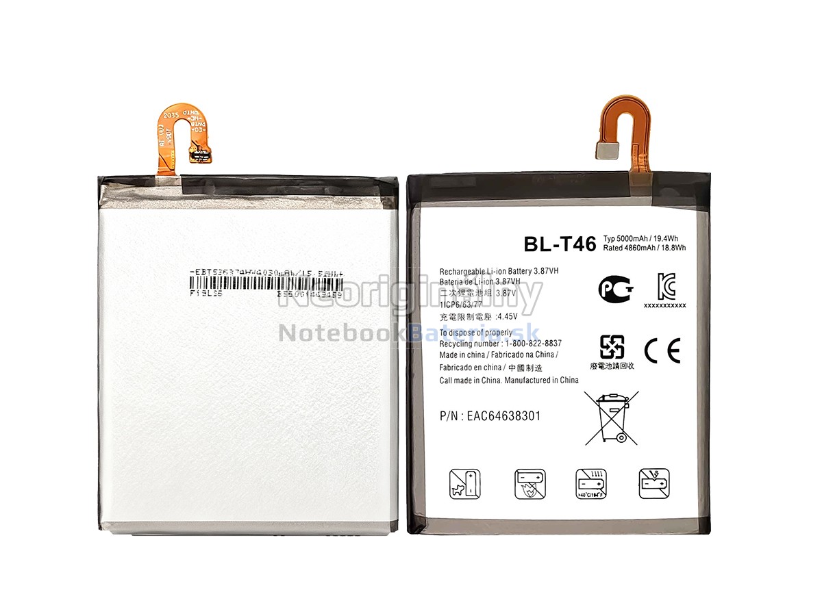 Náhradná batéria pre LG V60 THIN Q