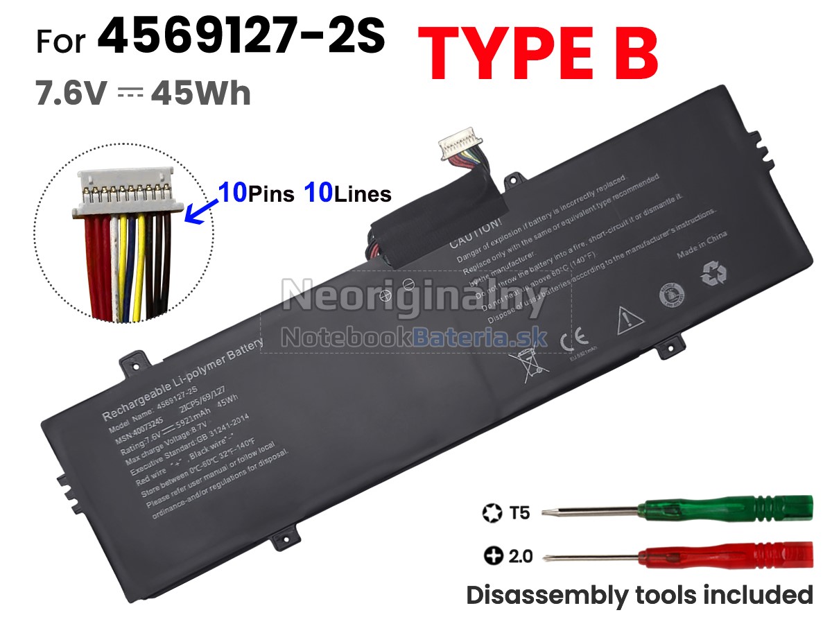 Náhradná batéria pre Medion 4569127-2S(2ICP5/69/127)