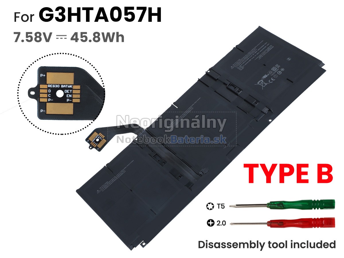 Náhradná batéria pre Microsoft DYNT02