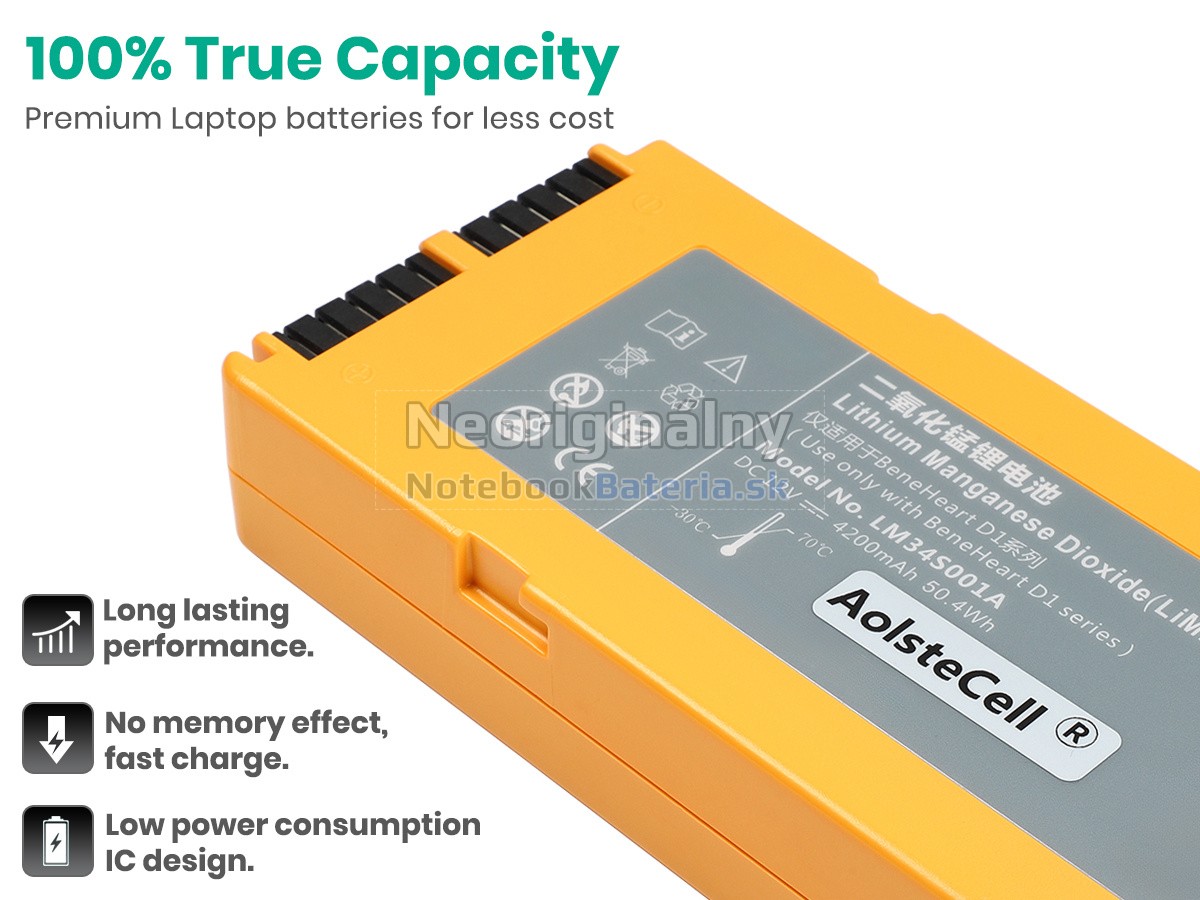 Náhradná batéria pre Mindray LM34S001A