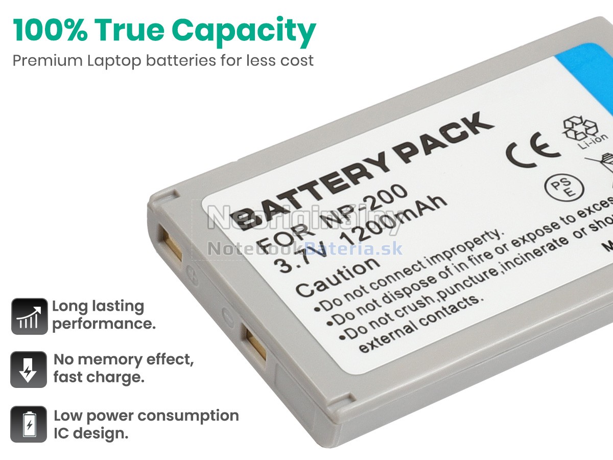 Náhradná batéria pre Minolta NP200