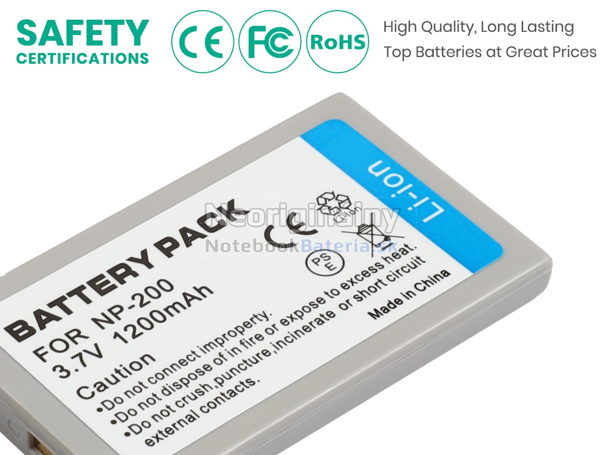 Náhradná batéria pre Minolta NP200