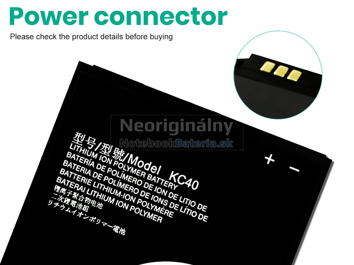 Náhradná batéria pre Motorola KC40