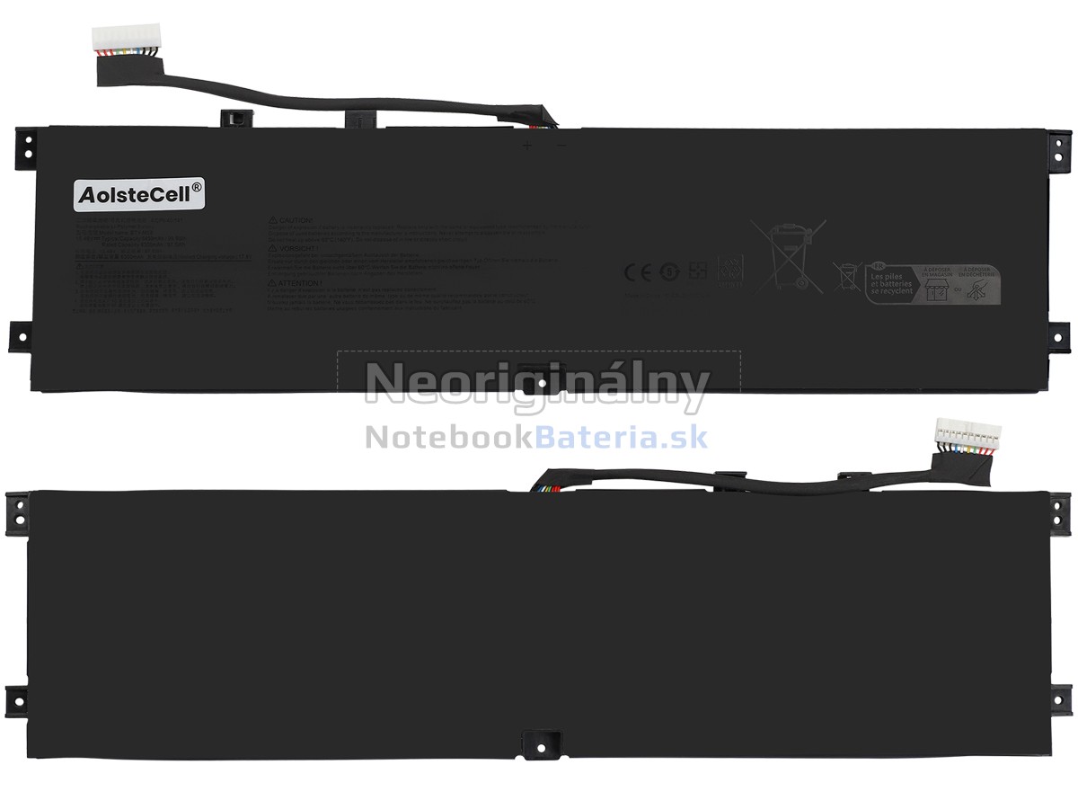 Náhradná batéria pre MSI BTY-M58