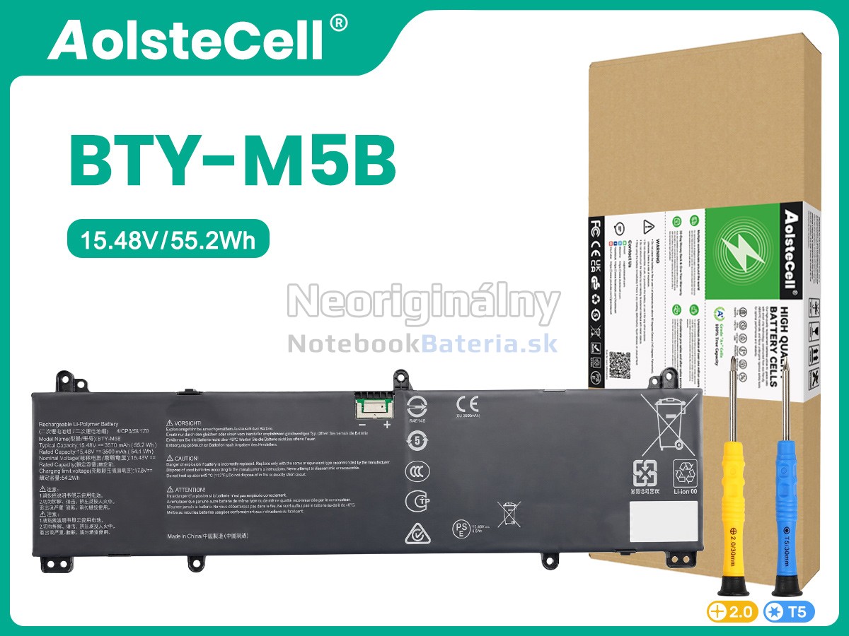 Náhradná batéria pre MSI VENTURE 16 AI A2HMTG