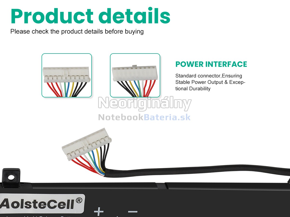 Náhradná batéria pre MSI MS-15F4
