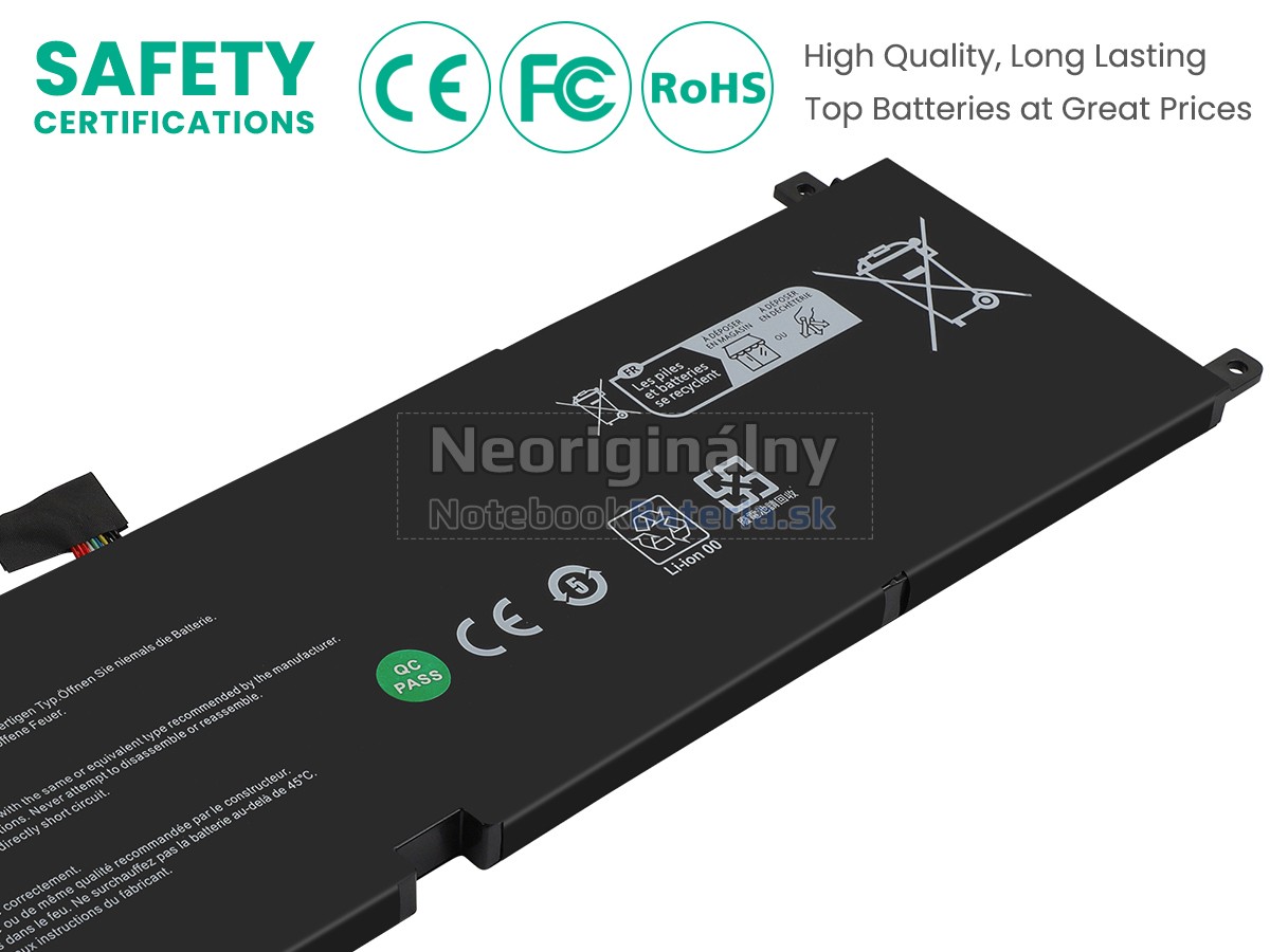 Náhradná batéria pre MSI MS-15F4