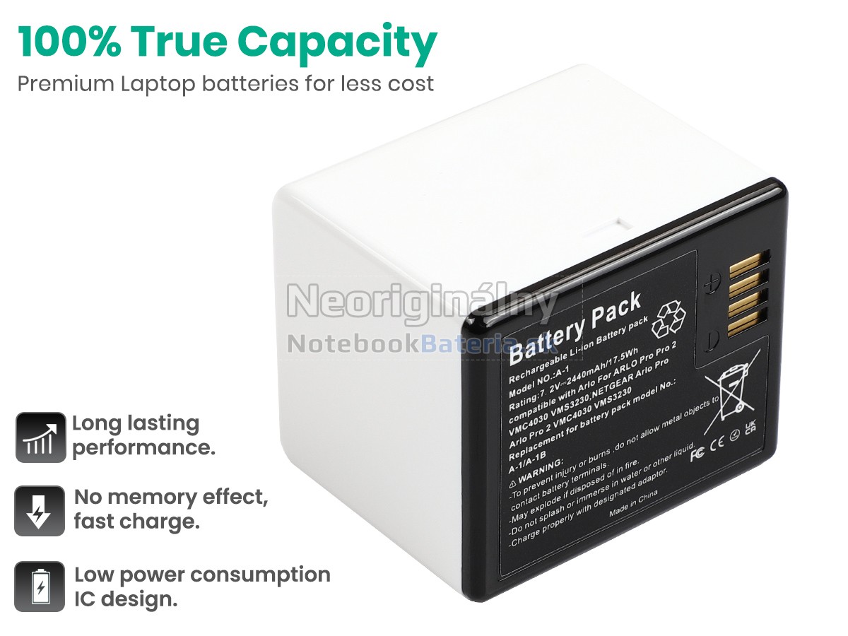 Náhradná batéria pre Netgear ARLO PRO 2