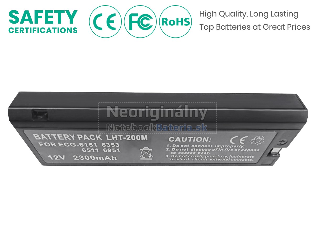 Náhradná batéria pre Nihon Kohden ECG-6951