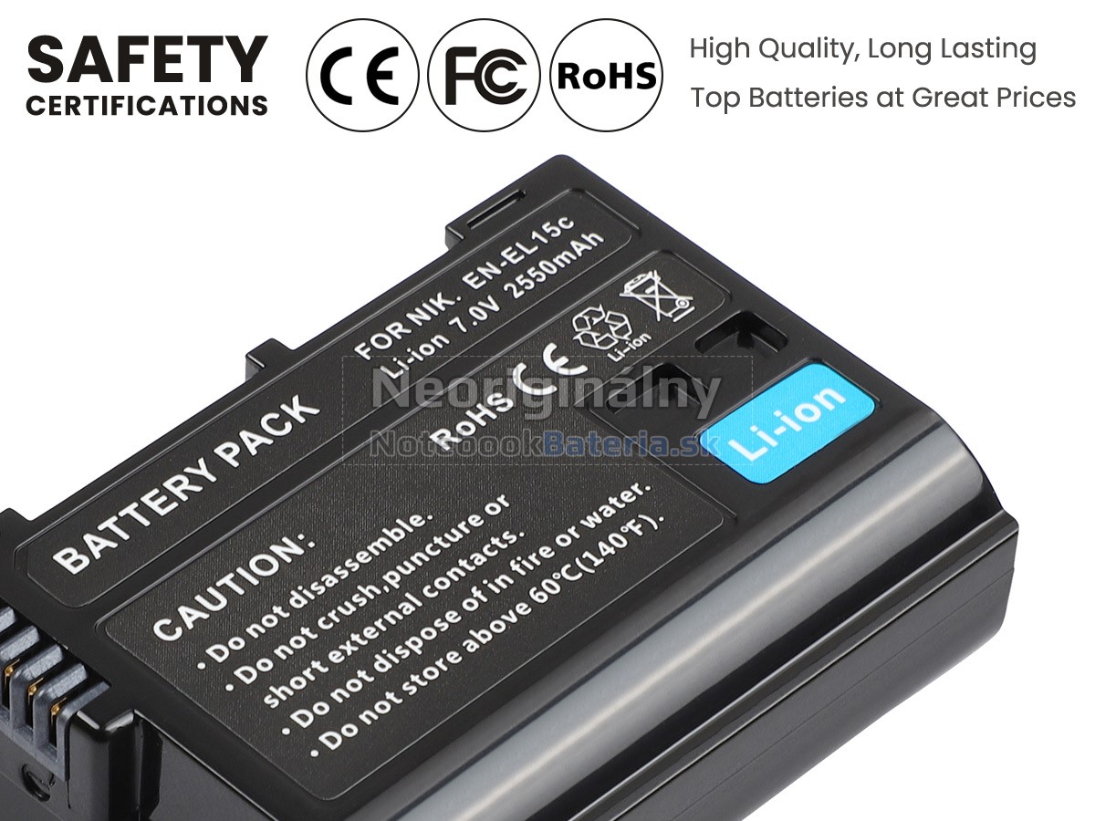 Náhradná batéria pre Nikon D800E