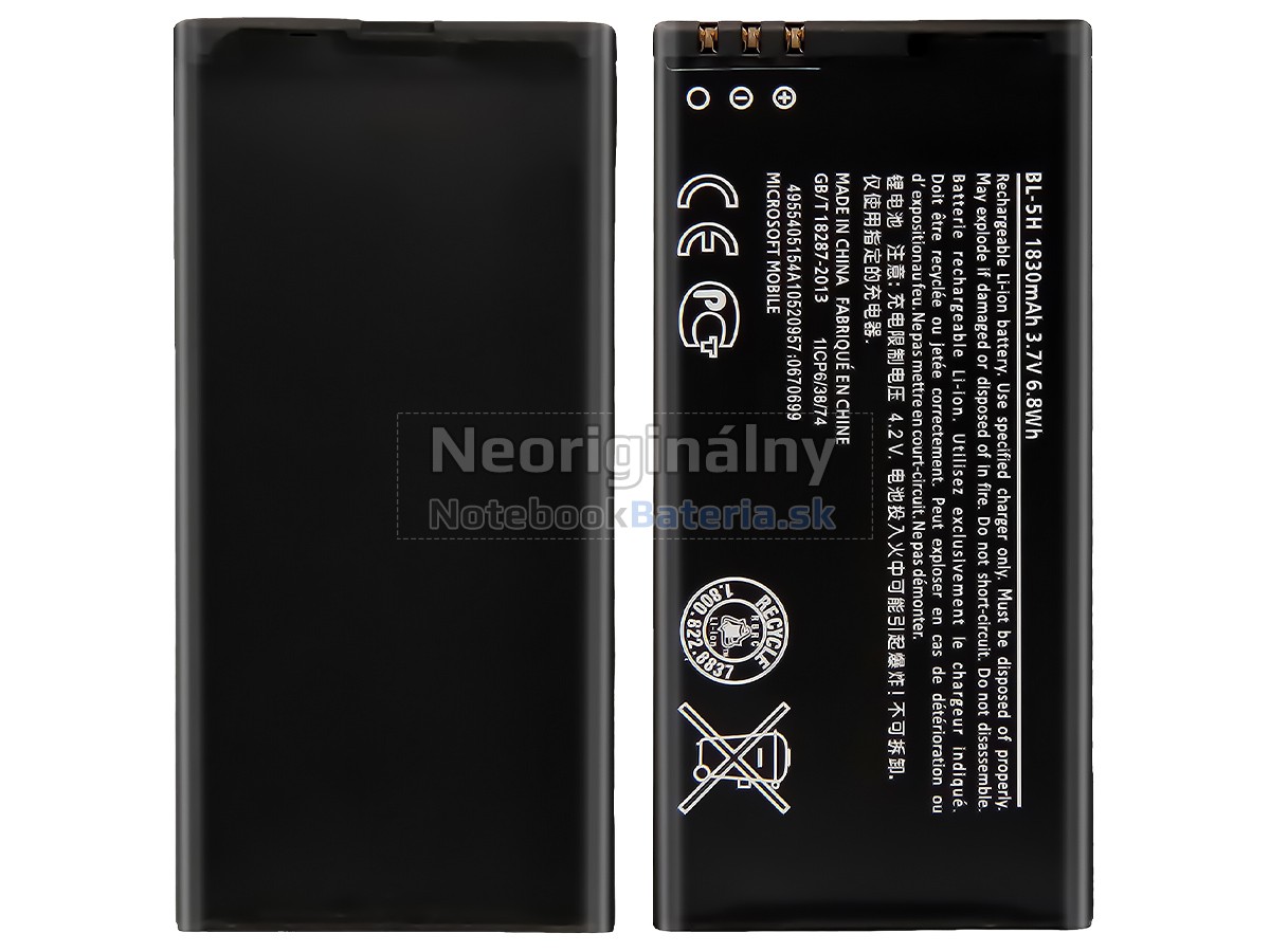 Náhradná batéria pre Nokia RM-977