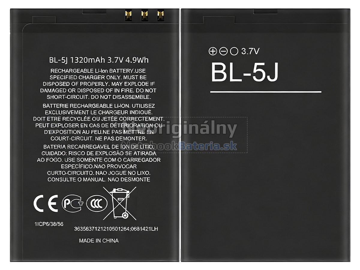 Náhradná batéria pre Nokia 5228