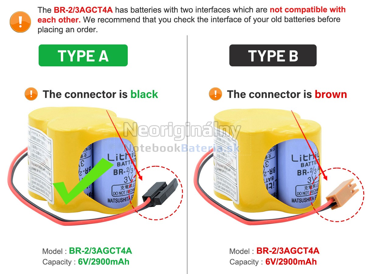 Náhradná batéria pre Panasonic BR-23AGCT4A