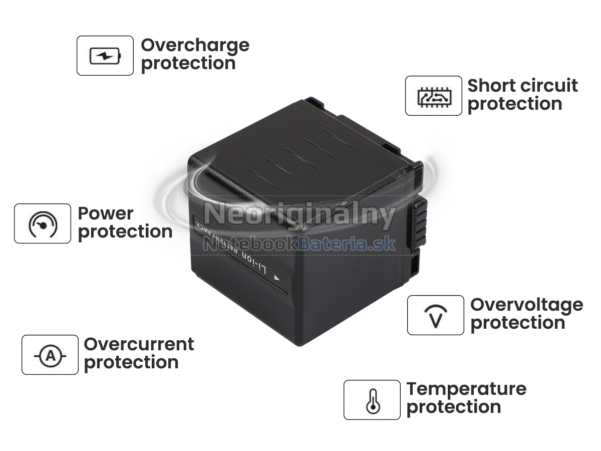 Náhradná batéria pre Panasonic VDR-M50PP