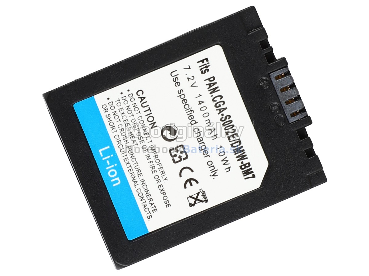 Náhradná batéria pre Panasonic CGA-S006A