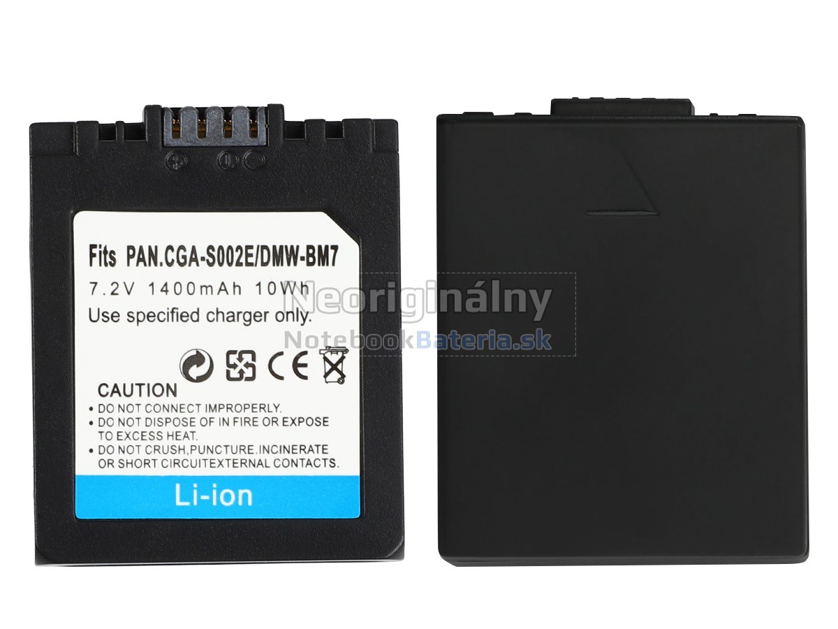 Náhradná batéria pre Panasonic CGA-S006A