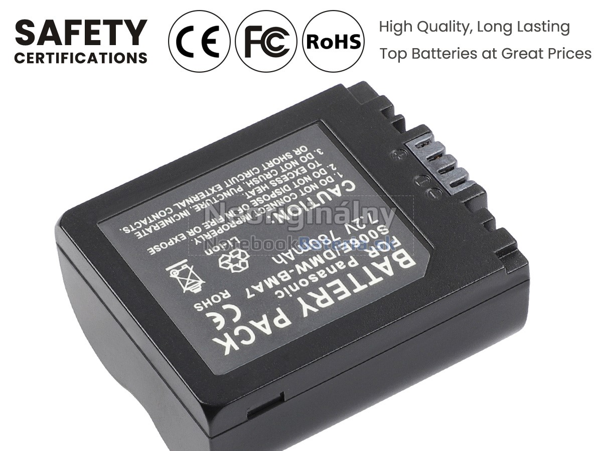 Náhradná batéria pre Panasonic CGA-S006