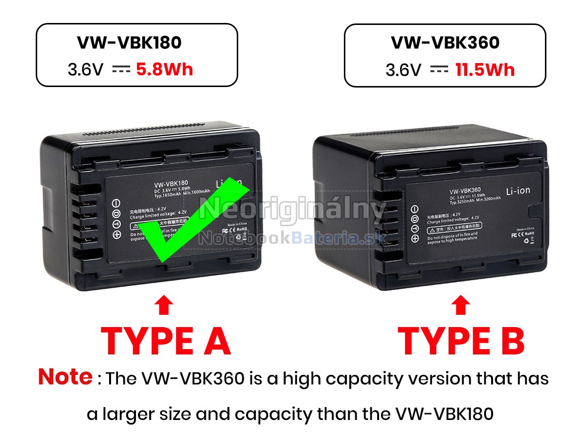 Náhradná batéria pre Panasonic HDC-TM45