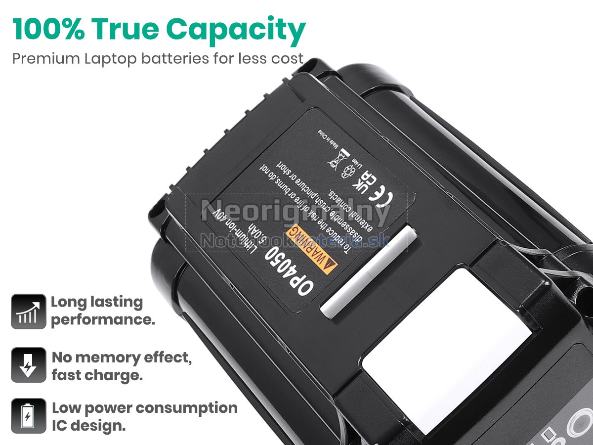 Náhradná batéria pre Ryobi RY40770