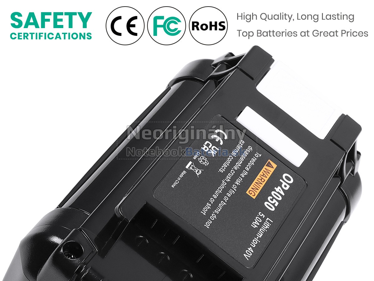 Náhradná batéria pre Ryobi RY40770