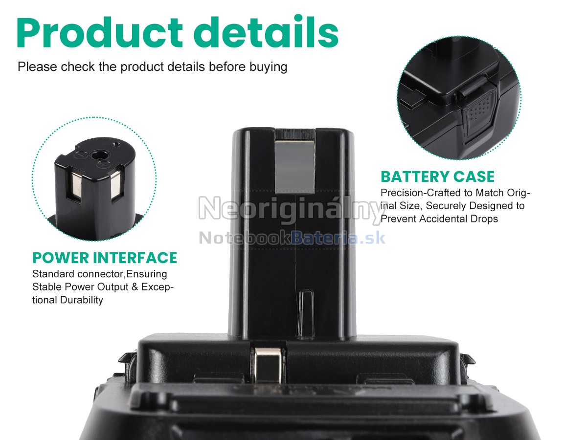 Náhradná batéria pre Ryobi P109