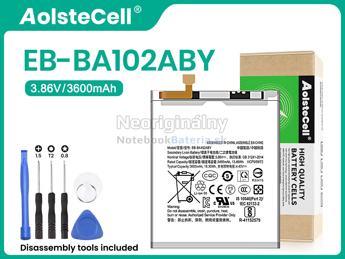 Náhradná batéria pre Samsung EB-BA102ABY