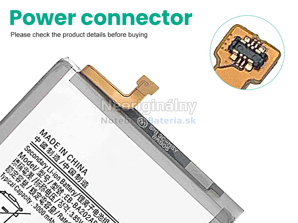 Náhradná batéria pre Samsung A102U
