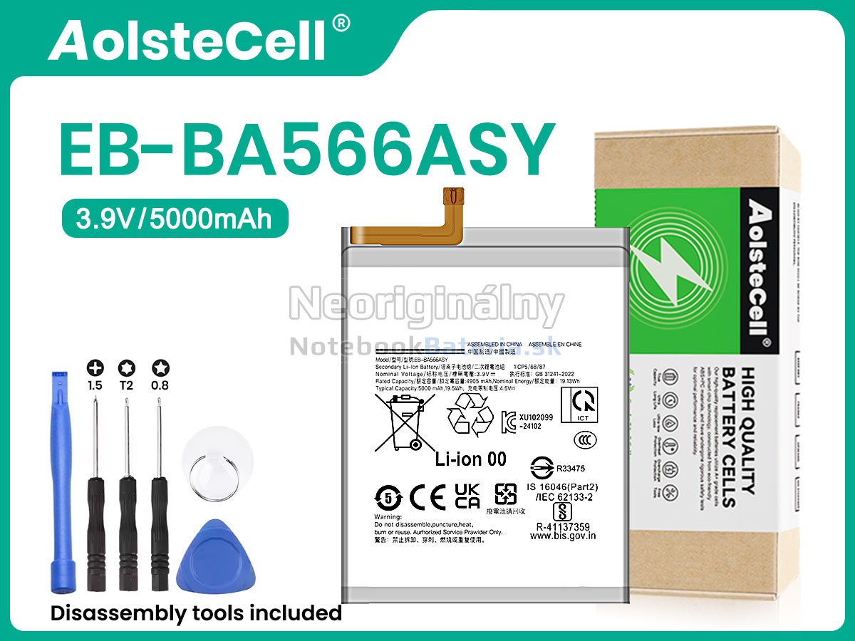 Náhradná batéria pre Samsung EB-BA566ASY
