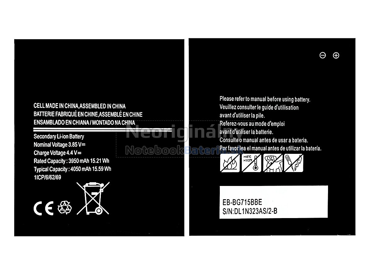 Náhradná batéria pre Samsung GH43-04993A