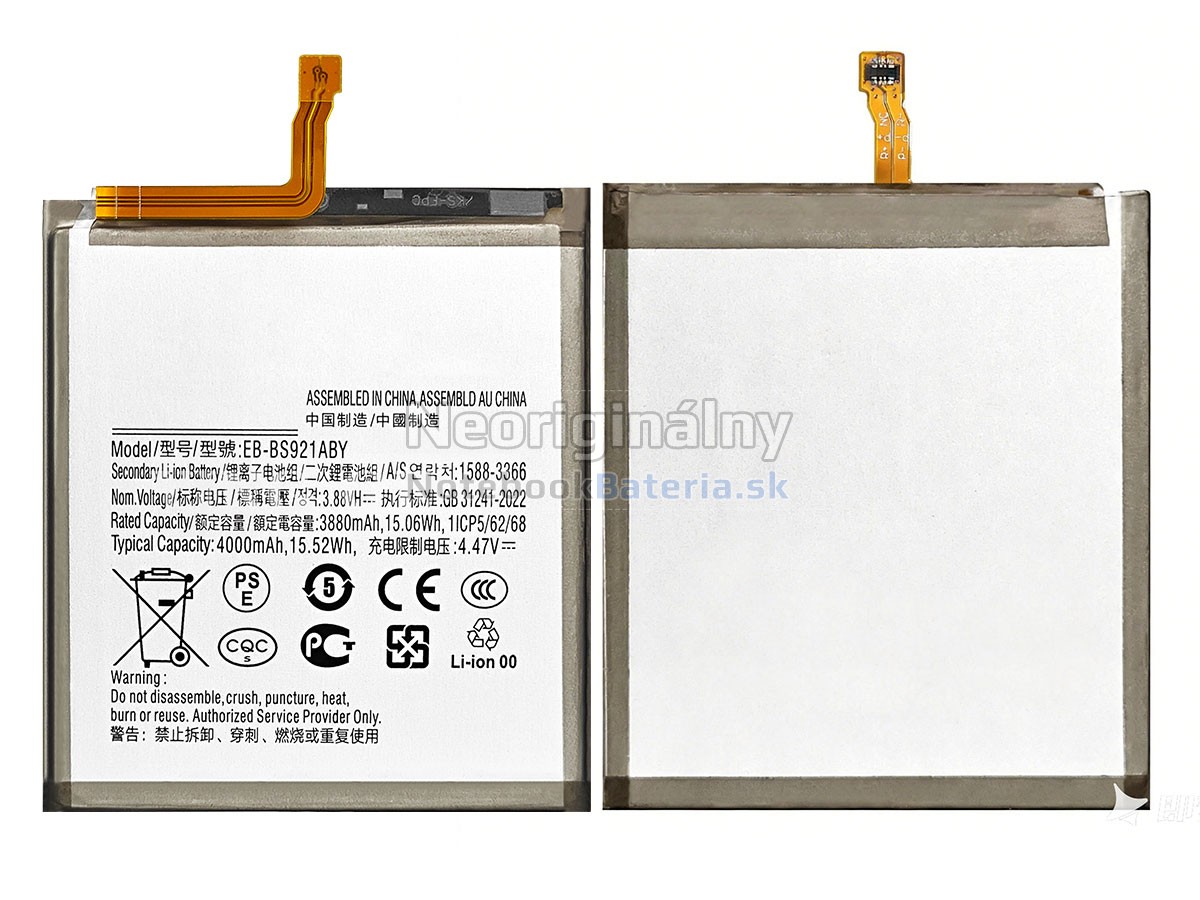 Náhradná batéria pre Samsung EB-BS921ABY