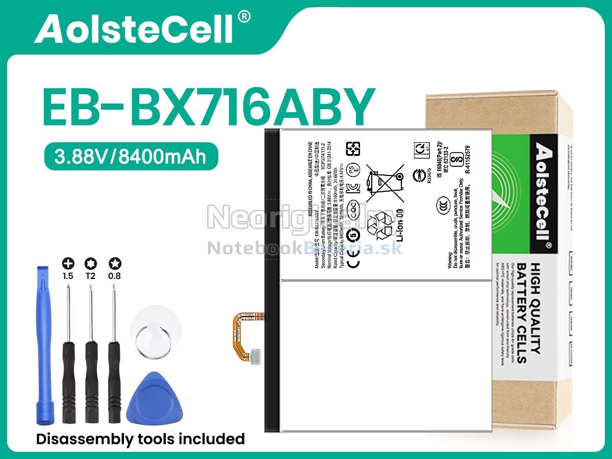 Náhradná batéria pre Samsung EB-BX716ABY