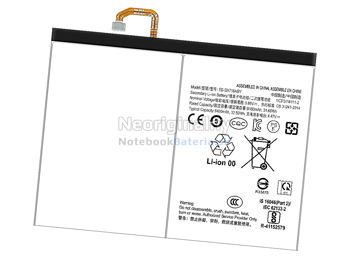 Náhradná batéria pre Samsung EB-BX716ABY