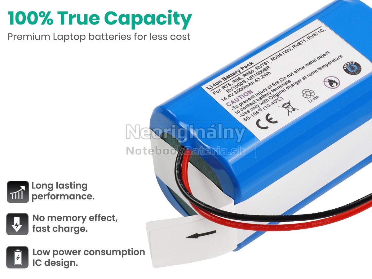 Náhradná batéria pre Shark QR1W00SRUS